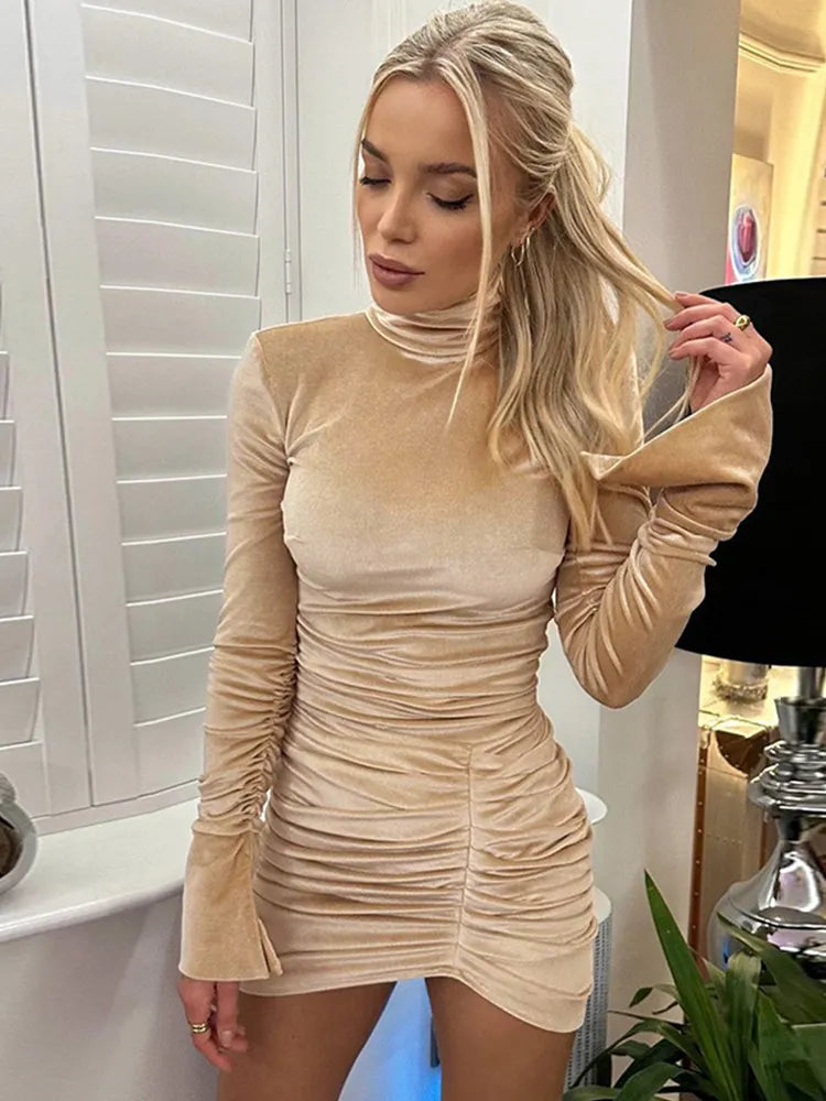 Lillymoda | Faith - Samt-Charme-Minikleid
