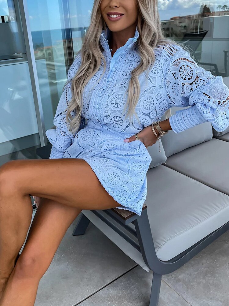 Lillymoda | Isabel - Elegantes Besticktes Set [Oberteil+Kurze Hosen]