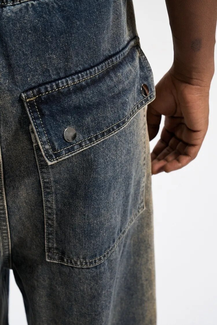 Quentin - Hard-Washed Baggy Jeans