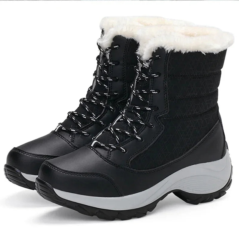 Lillymoda | Beatrice - trendy flauschige winterstiefel