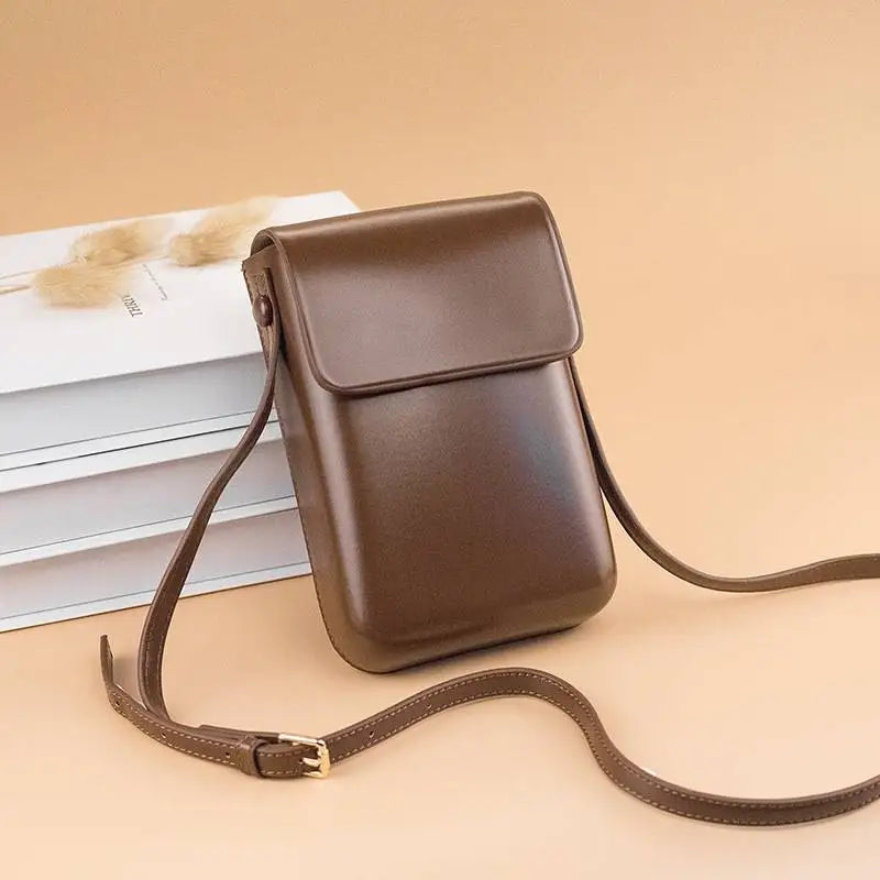 Mini Umhängetasche – PU-Leder Schultertasche für Handy und Essentials - Nickie