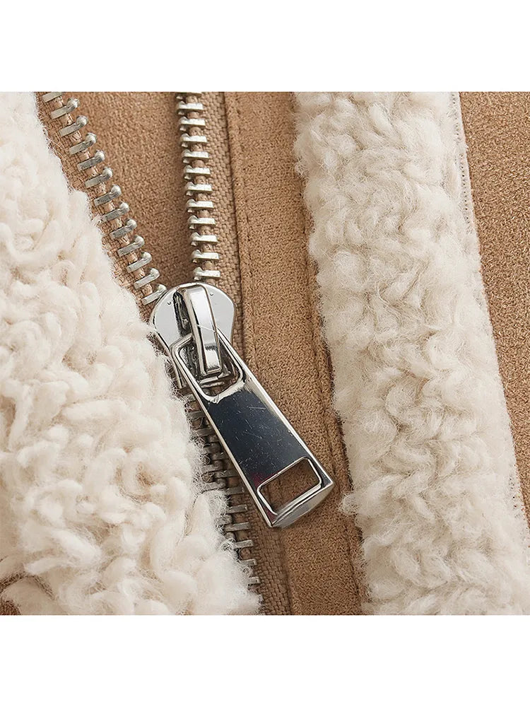 Lillymoda | Eloise - Stilvolle Sherpa-Jacke