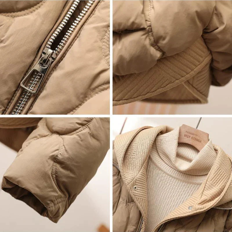 Lillymoda | Alina - Warmer Wattierter Wintermantel für Damen