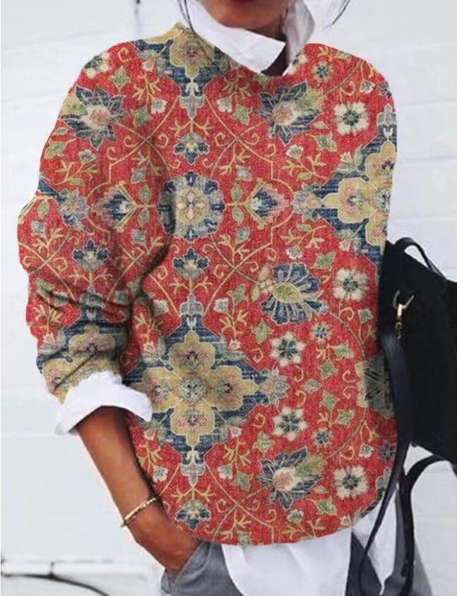 Lillymoda | Leonie - Modischer Pullover mit Aufdruck