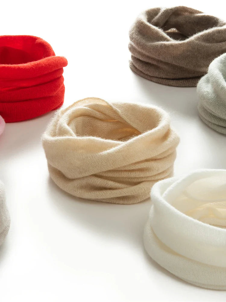 Schal aus Kaschmir leichter Halsring in Premium-Qualität für Frauen