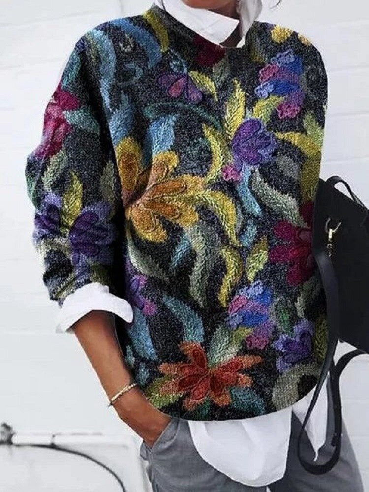 Lillymoda | Leonie - Modischer Pullover mit Aufdruck