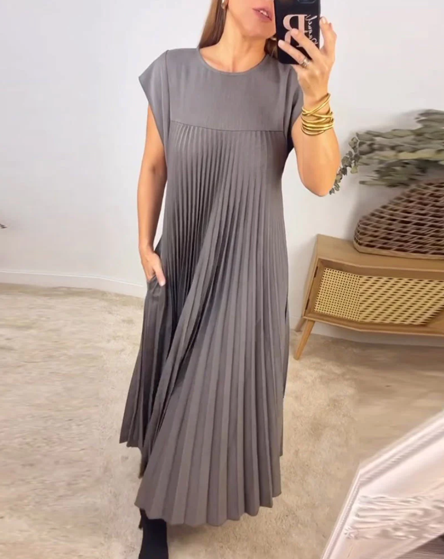 Lillymoda | Carolina - Elegantes Plissee Boho-Kleid