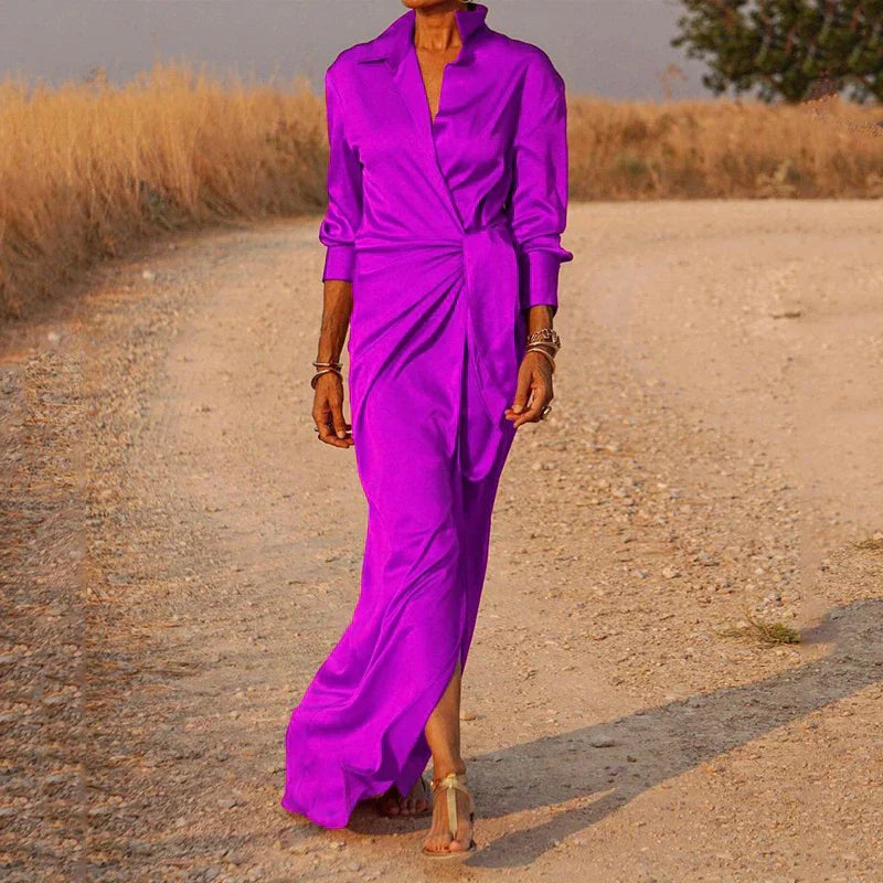 Lillymoda | Carly - Elegantes Maxikleid mit Schlitz