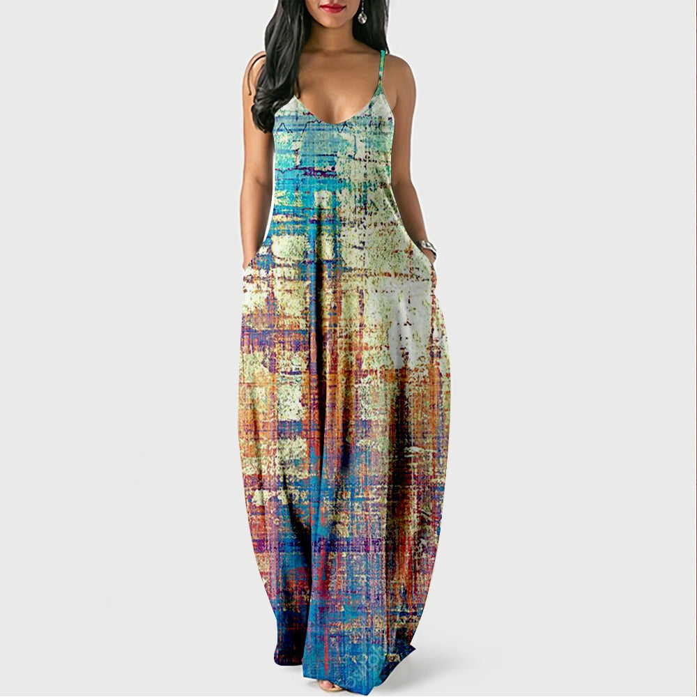 Lena Luftiges Kleid mit Druck