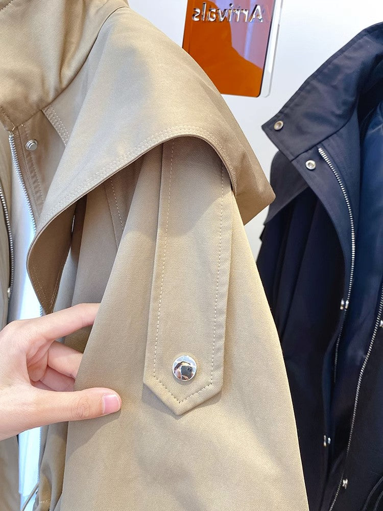 Lillymoda | Aria Trendy Beige Jacke