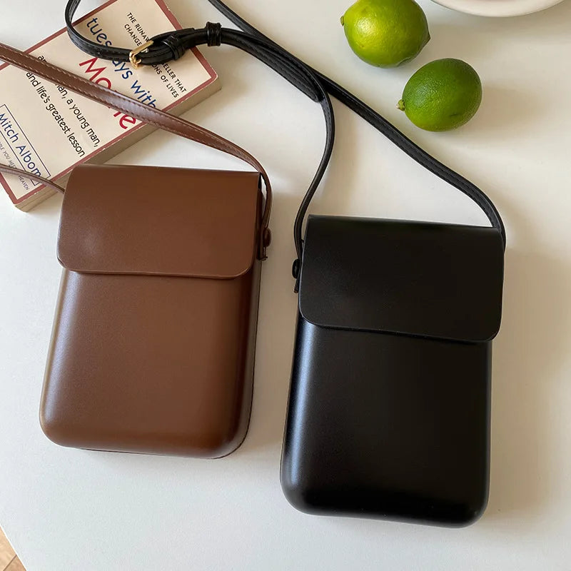 Mini Umhängetasche – PU-Leder Schultertasche für Handy und Essentials - Nickie