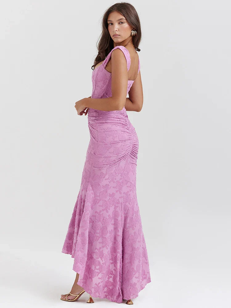 Lillymoda | Hazel - Maxi Rüschen Kleid