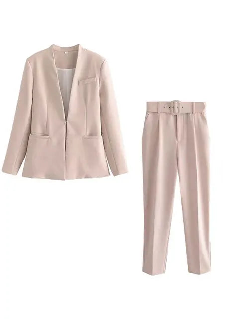 Lillymoda | Chloe - Stilvolles Business-Set für Frauen [Blazer+Hose]