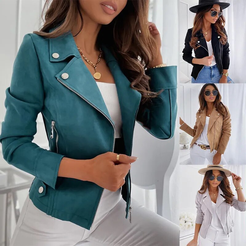 Lillymoda | Alexandra - Stylische Lederjacke