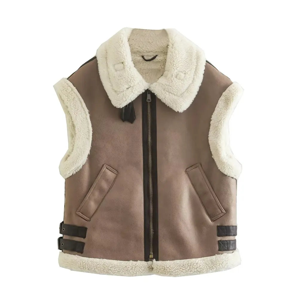 Lillymoda | Chloe - Stylisches Fleece-Tanktop