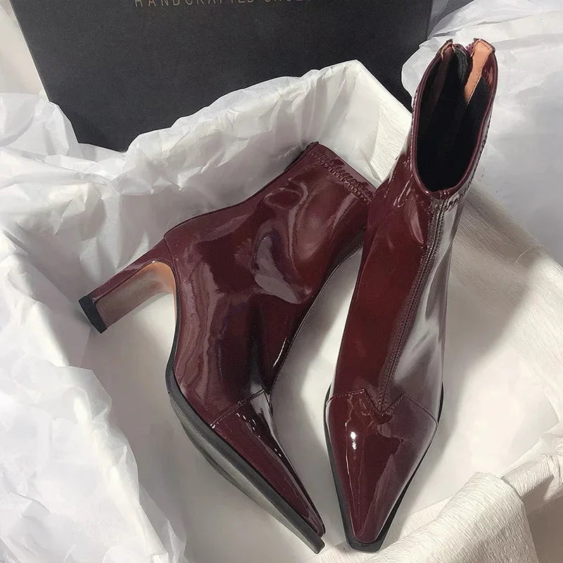 Lillymoda | Avery - elegante Stiefel mit spitzer Zehe