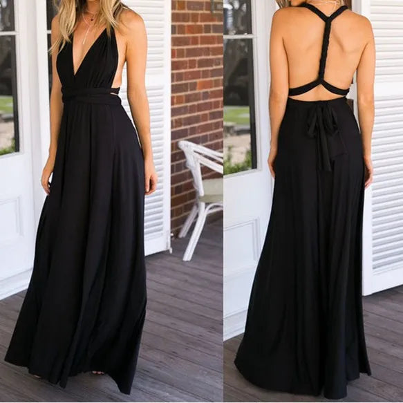 Lillymoda | Azalea - Mehrweg-Wickel-Maxikleid