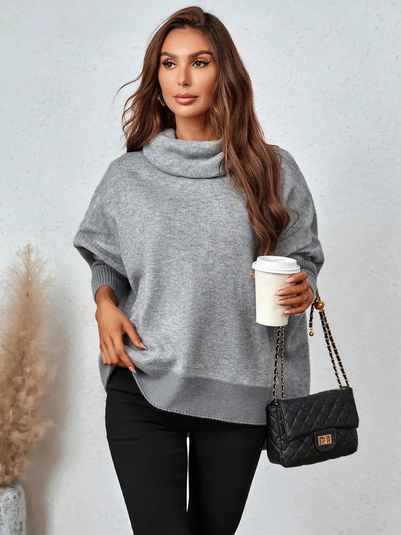 Lillymoda | Belle - Eleganter Rollkragenpullover aus Strick