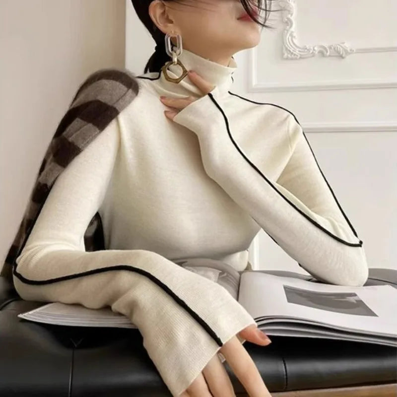 Lillymoda | Jillian - eleganter Rollkragenpullover aus Strick
