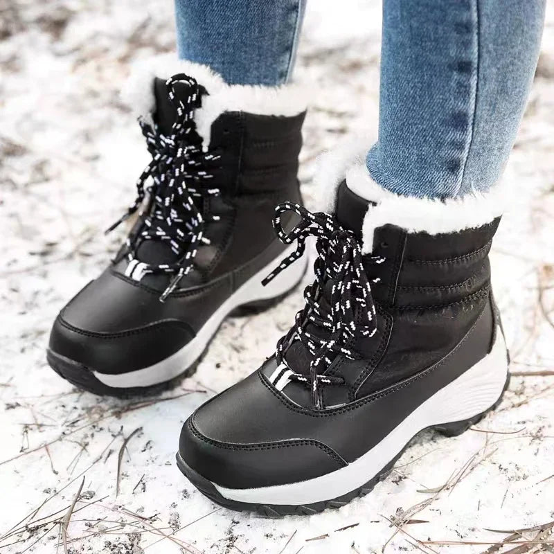 Lillymoda | Beatrice - trendy flauschige winterstiefel