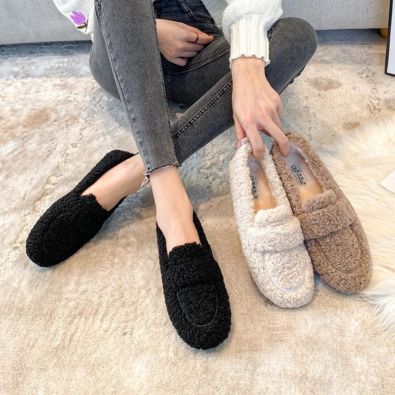 Lillymoda | Aurora - Warme Plüschschuhe für Frauen