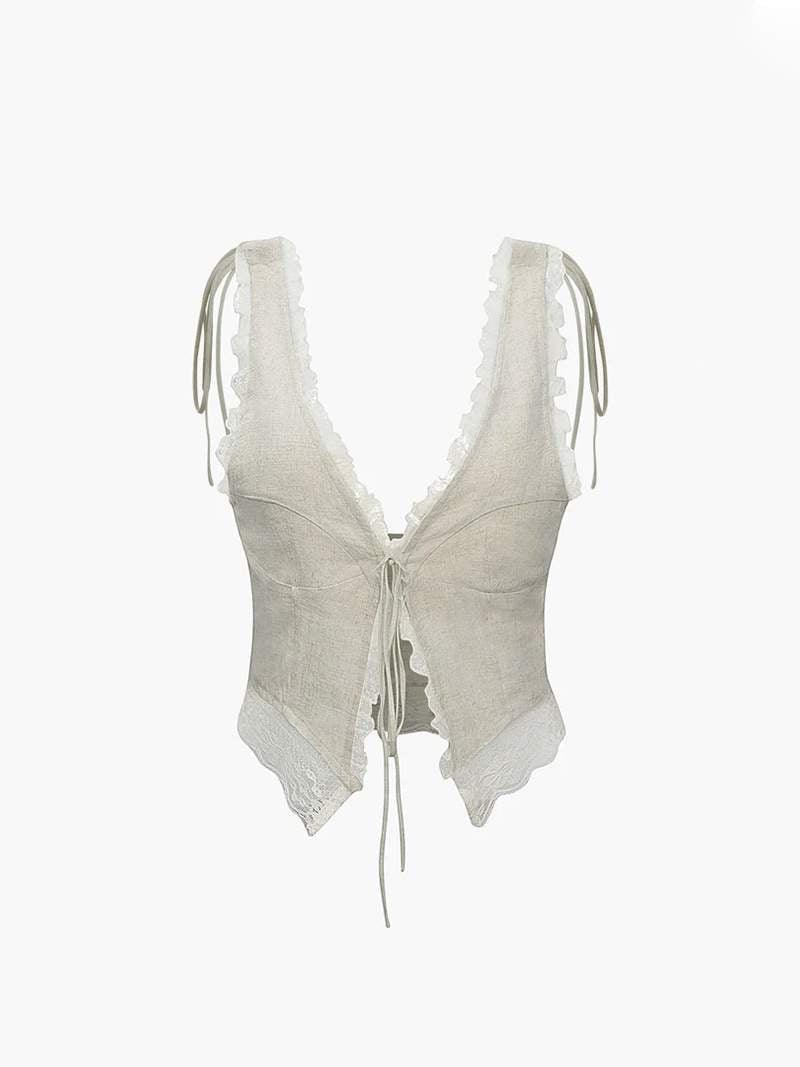 Elegantes, lässiges Spitzentop für Damen