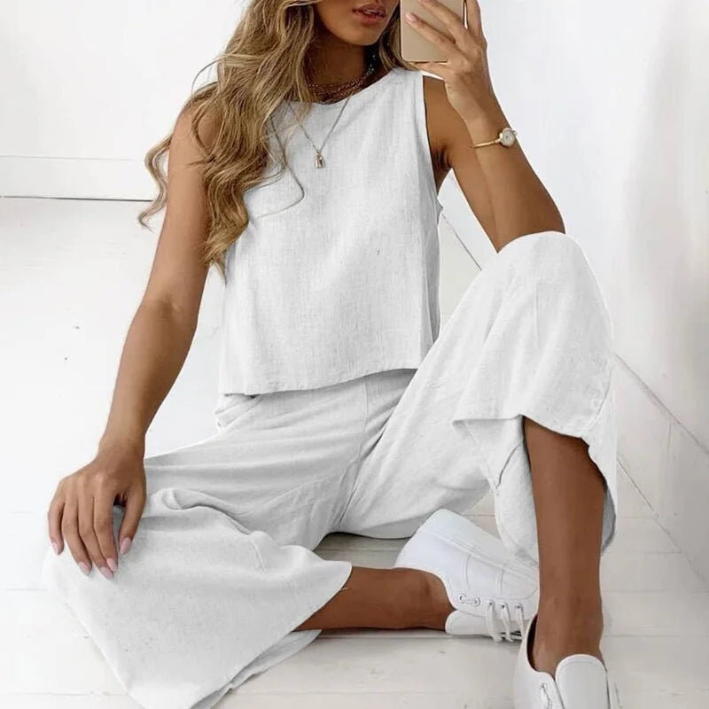 Lillymoda | Clara - Bequemes Chic-Set [Oberteil + Hose]