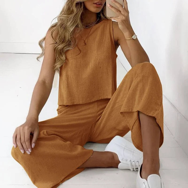 Lillymoda | Clara - Bequemes Chic-Set [Oberteil + Hose]