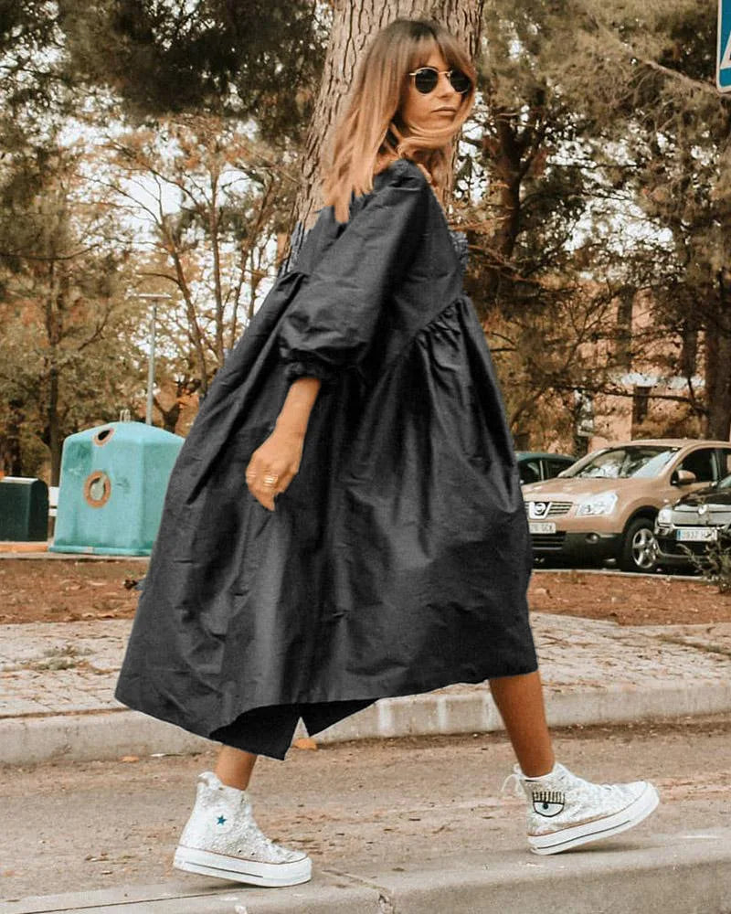 Lillymoda | Jordyn - Bedrucktes lockeres Sommerkleid