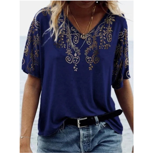 Marga - Schmeichelhaftes T-Shirt mit Stretch-Stoff
