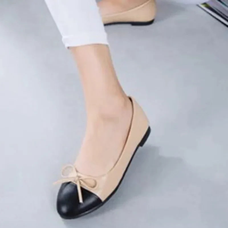 Lillymoda | Imelda - Stilvolle zweifarbige flache Schuhe