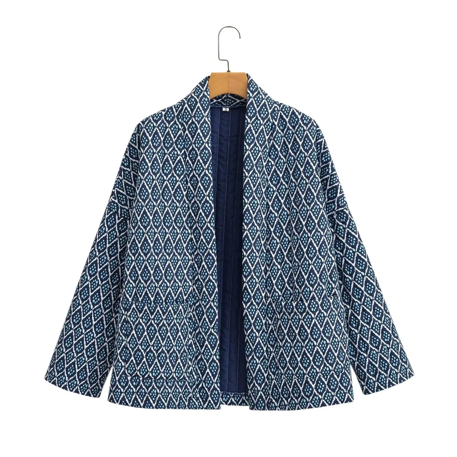 Lillymoda | Gabriella - Vintage bedruckte Strickjacke