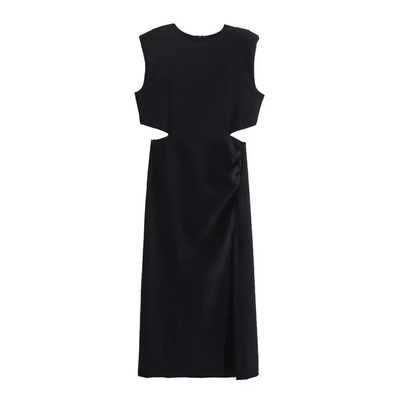 Lillymoda | Briella - elegantes langes Kleid mit Ausschnitt