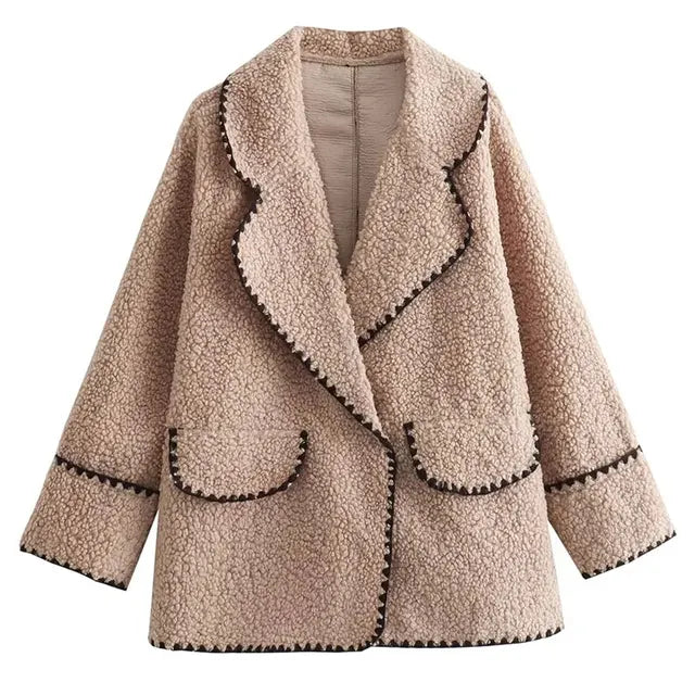 Lillymoda | Evelyn - Stylische Strickjacke mit Lockerem V-Ausschnitt und Taschen