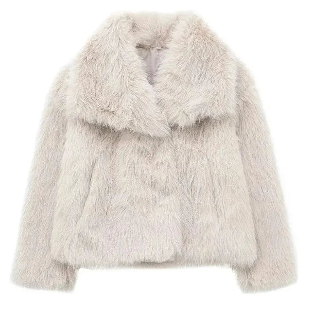 Lillymoda | Emiliana - Stylische Streetwear-Pelzjacke