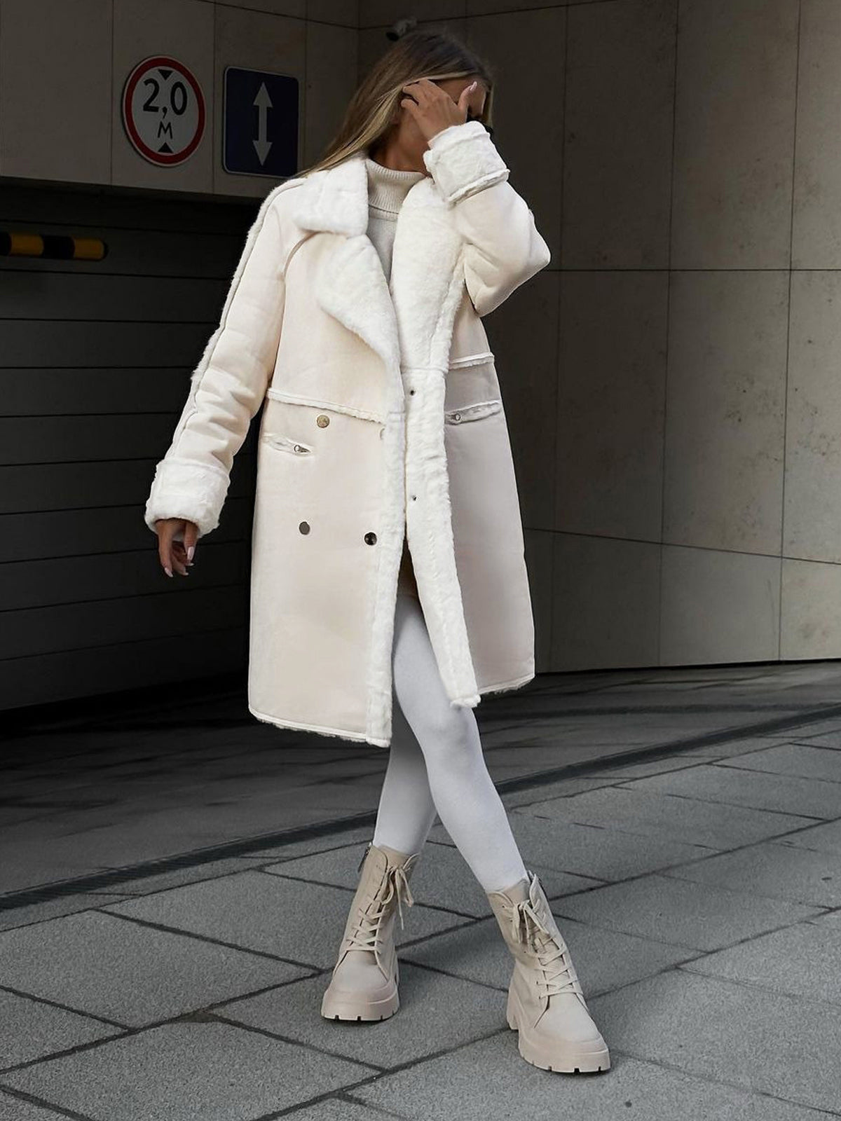 Teddy Winterjacke für Damen