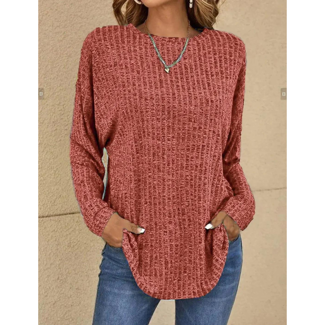 Valencia | Damen  Lässiger Strick Pullover | Warme