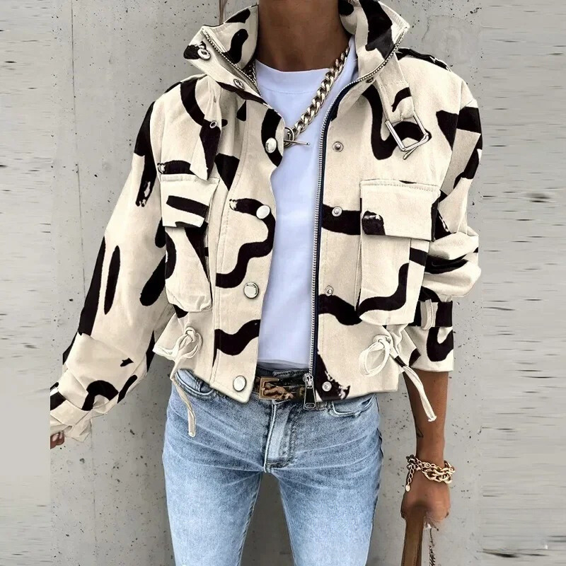 Lillymoda | Amina - Lässiger Streetwear Trenchmantel