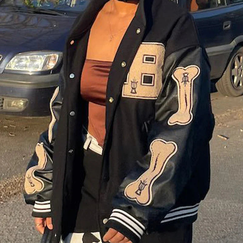 Lillymoda | Gracie - Varsity Streetwear Bomberjacke