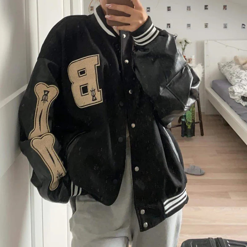 Lillymoda | Gracie - Varsity Streetwear Bomberjacke