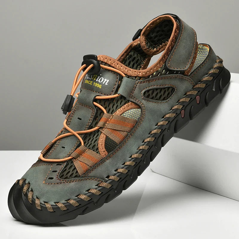 Kason - Sommerliche Herrensandalen aus Echtleder