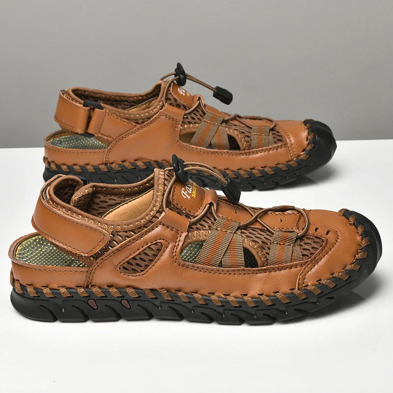 Kason - Sommerliche Herrensandalen aus Echtleder