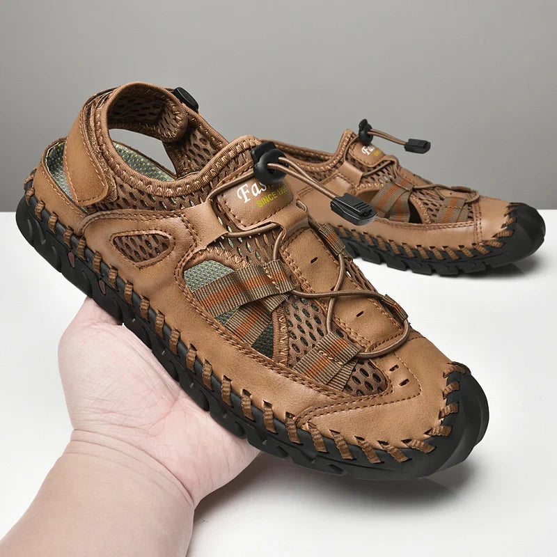 Kason - Sommerliche Herrensandalen aus Echtleder