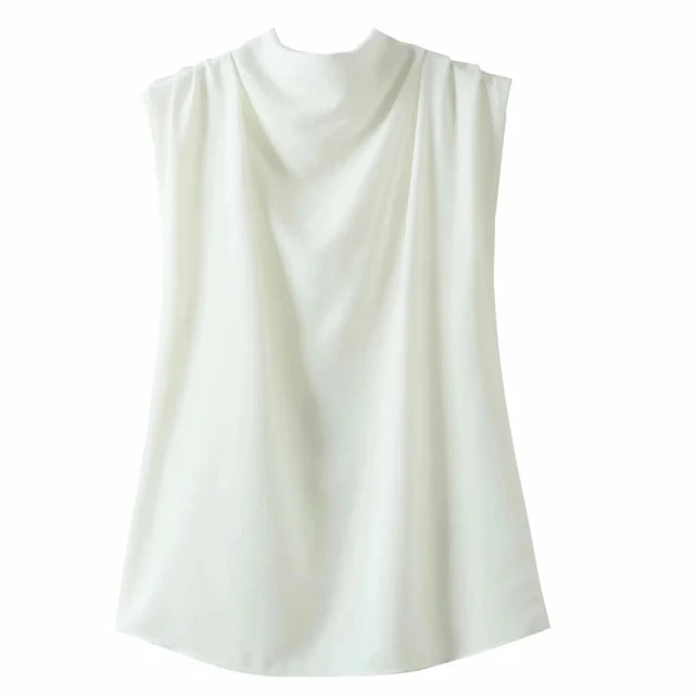 Lillymoda | Alani - Kragen Stand Chic Bluse