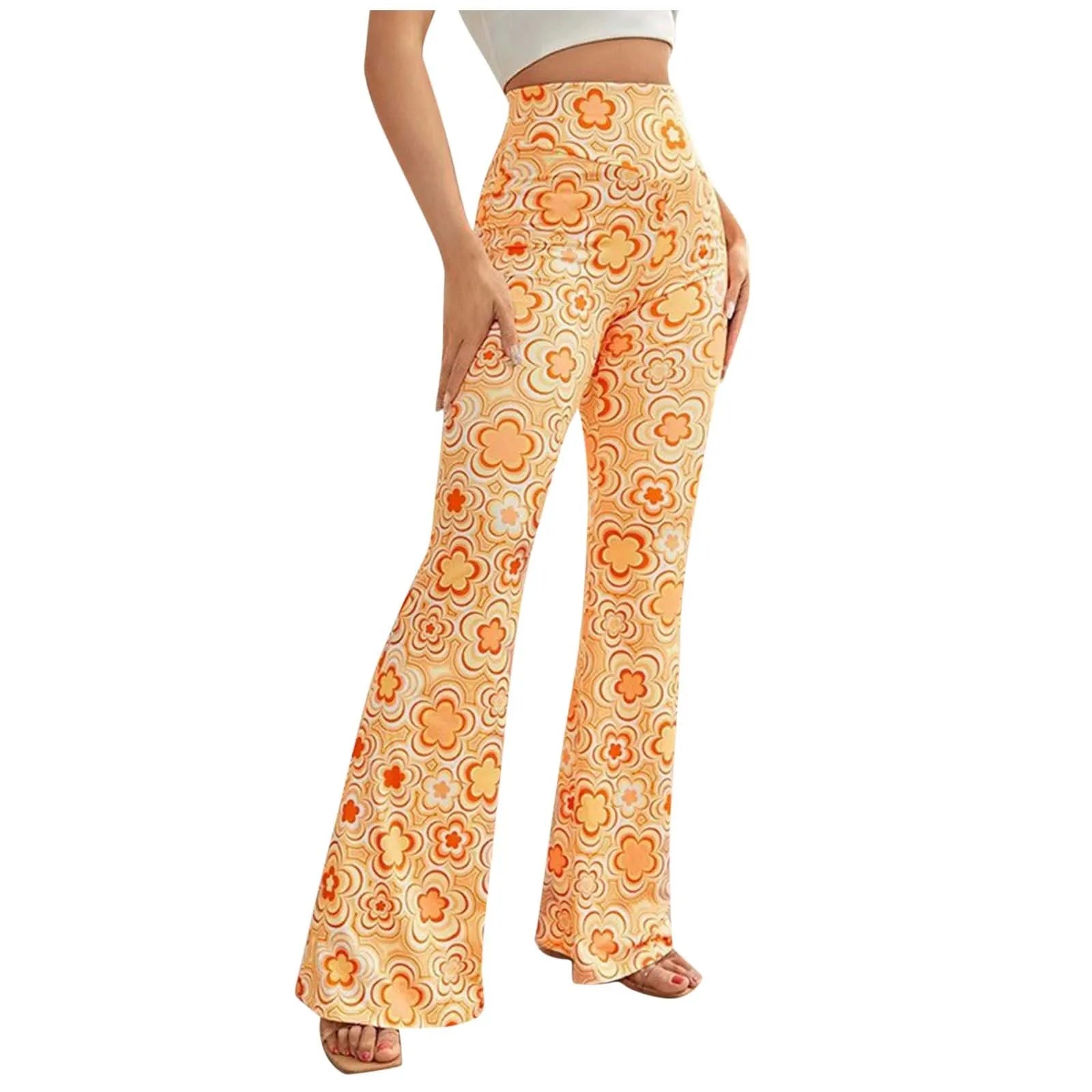 Tess – Vintage-Hose mit Blumenmuster