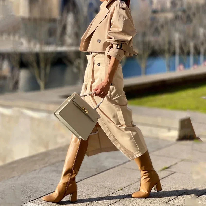 Lillymoda | Claire - Stilvolles Elegantes Set [Oberteil+Rock]