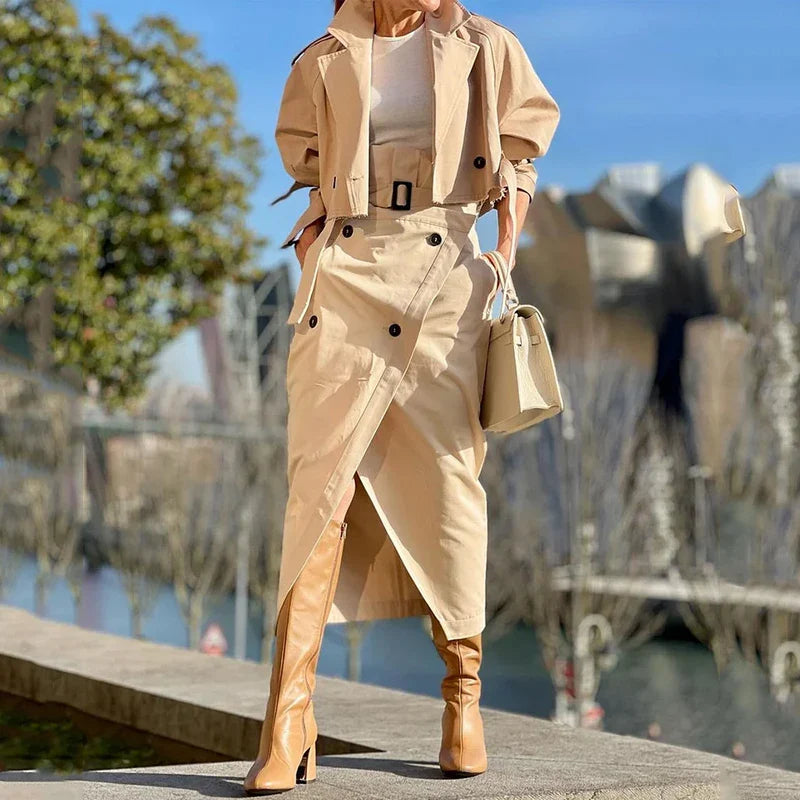 Lillymoda | Claire - Stilvolles Elegantes Set [Oberteil+Rock]