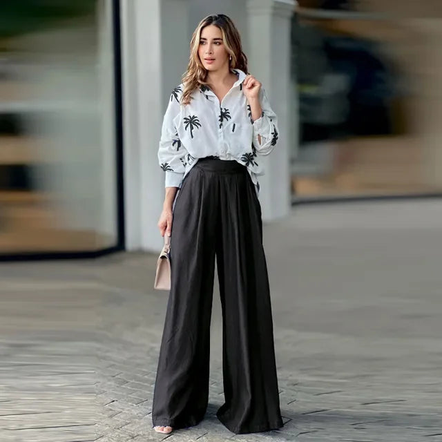 Lillymoda | Eleanor - Elegantes Trendy Set [Hemd+Hose]