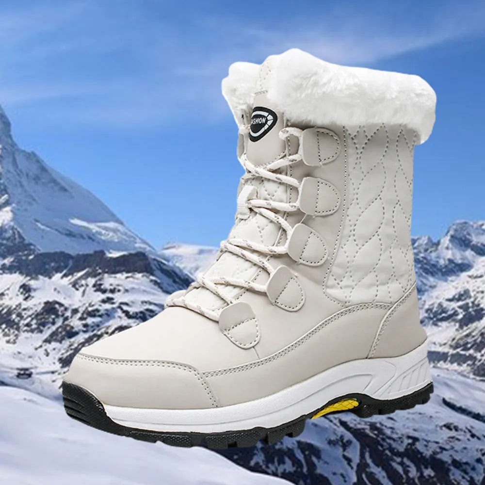 Lillymoda | Fiona - Gepolsterte Damen Schneestiefel