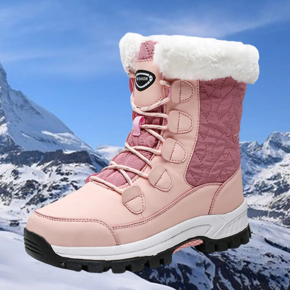 Lillymoda | Fiona - Gepolsterte Damen Schneestiefel